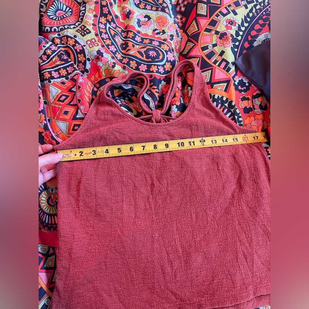 Madewell Tank Top Terracotta / Burnt Orange size XS - Picture 7 of 11